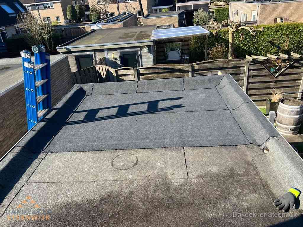 Bitumen Plat Dak Renovatie Steenwijk