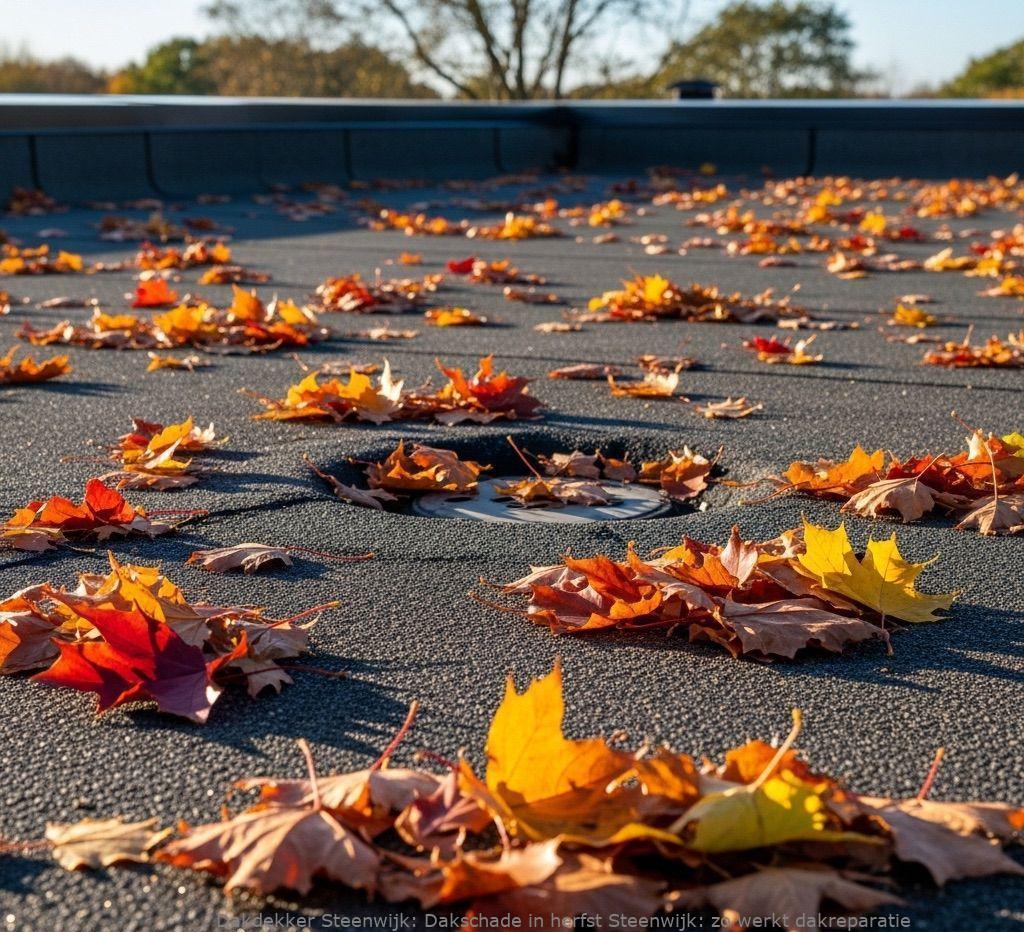 Dakschade In Herfst Steenwijk