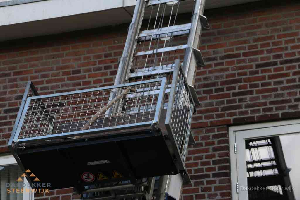 Ladderlift Dakpannen Transport Steenwijk