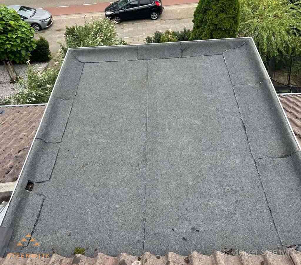 Nieuw Bitumen Plat Dak Na Reparatie Steenwijk