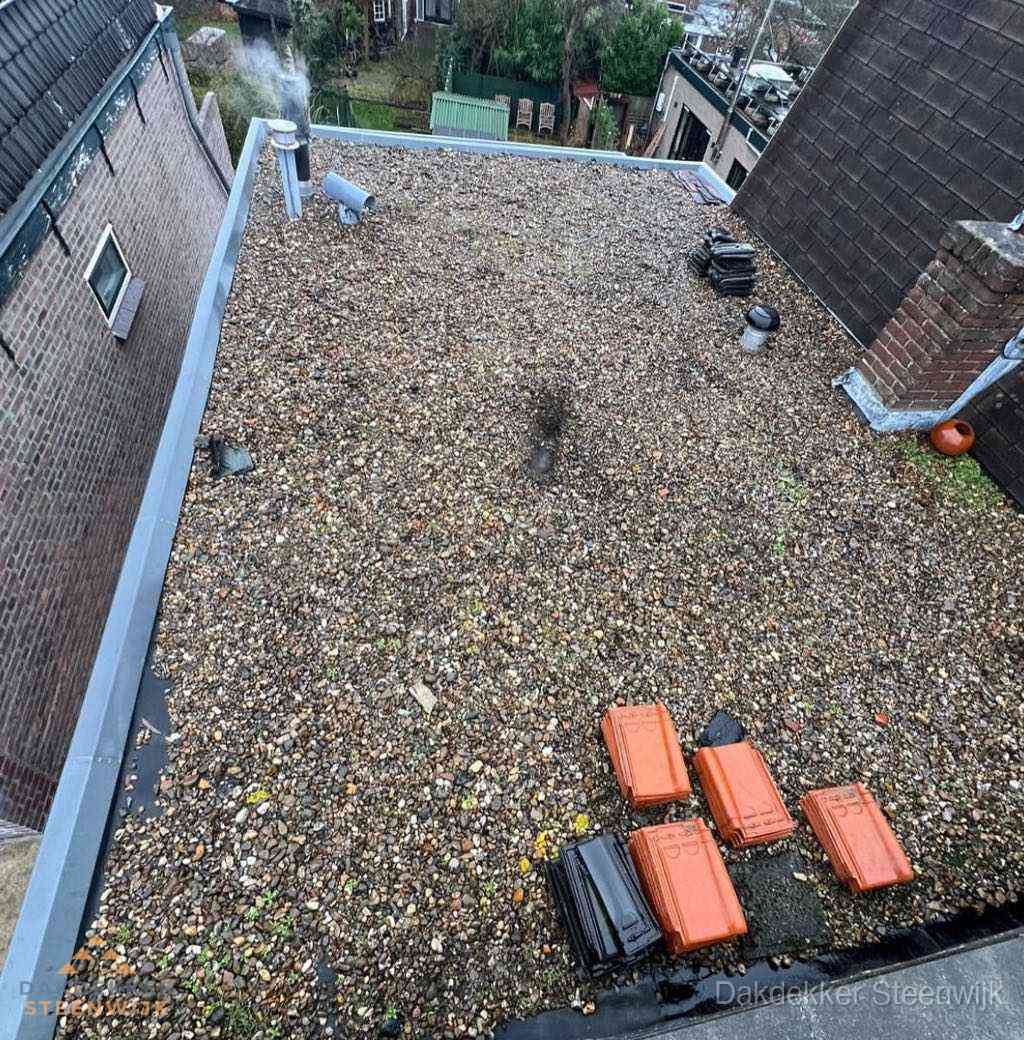Plat Dak Grindballast Dakdoorvoeren Steenwijk