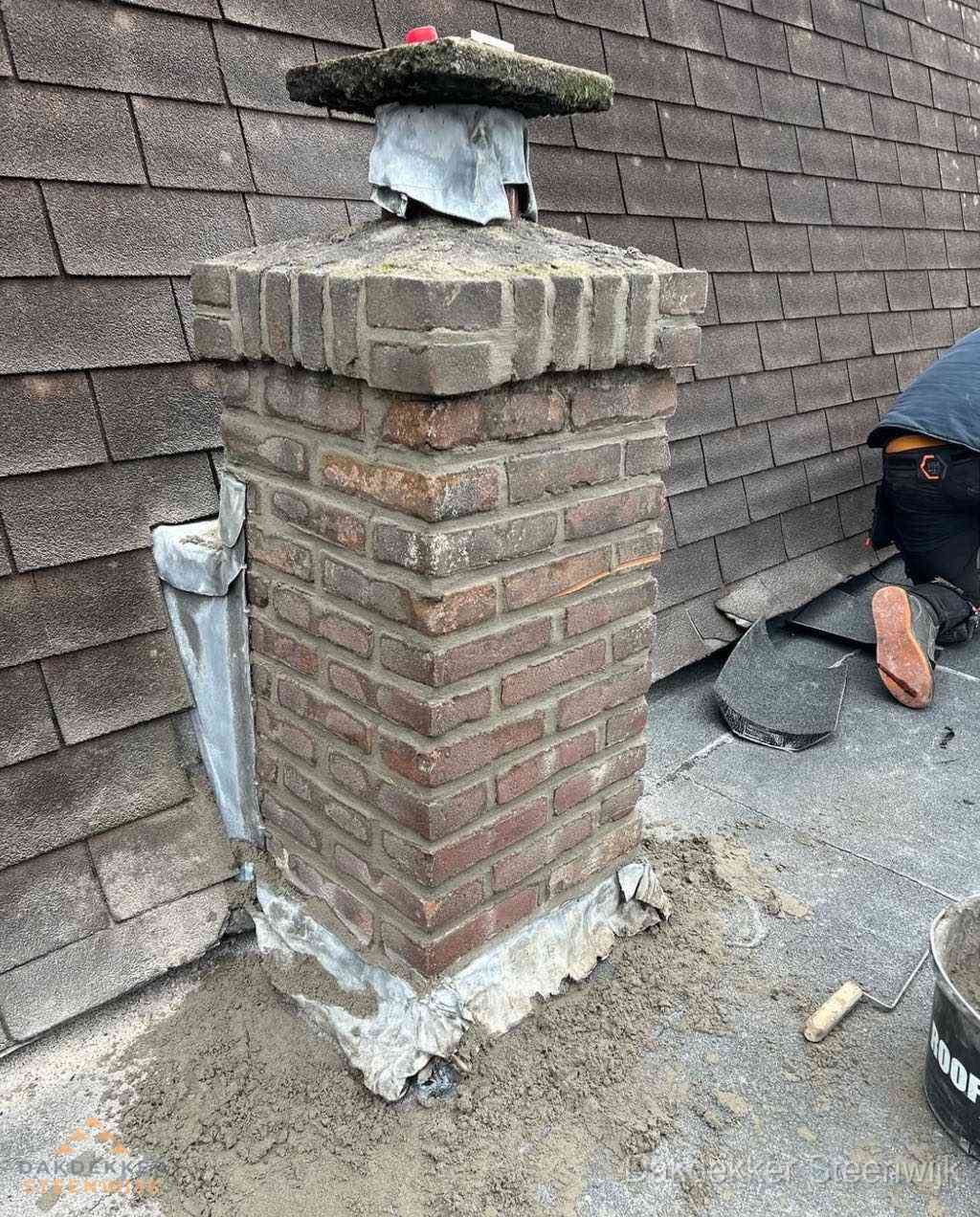 Schoorsteen Lood Voegwerk Steenwijk
