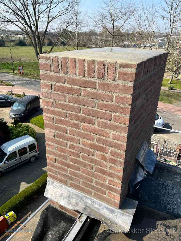 Schoorsteen Metselwerk Lood Steenwijk